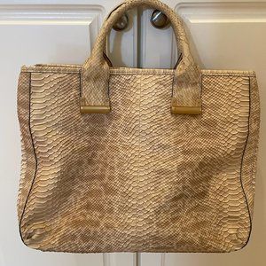 Rachel Zoe snakeskin tote